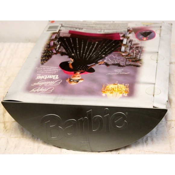 VTG 1998 Mattel Happy Holidays Barbie Doll Special Edition Black Pink Gala Dress - Picture 5 of 11